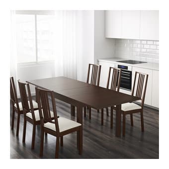 IKEA BJURSTA Extendable Table With 4 Chairs 3