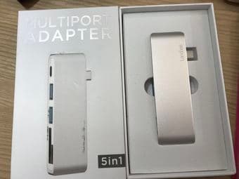 5 in 1 type C adapter for new macbook pro 1