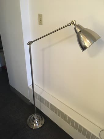 IKEA silver Barometer floor lamp 1