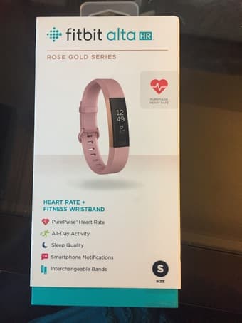 Rose Gold fitbit alta, size small, brand new and unopened 1