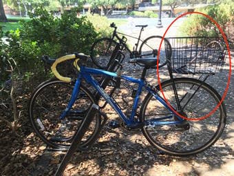 rack and basket (bike not included) 1