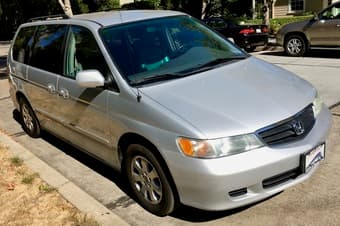 Honda Odyssey EX-L Van Silver 1