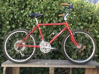 Specialized Rockhopper, Vintage, 15-Speed, Red, 17.5-Inch, 24” Wheels 1