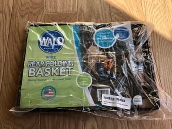Folding bike basket - brand new 1