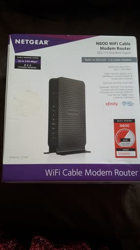 Netgear N600 wifi cable modem router 1