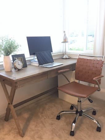 Interiour Design Style Leather Office Chair 1