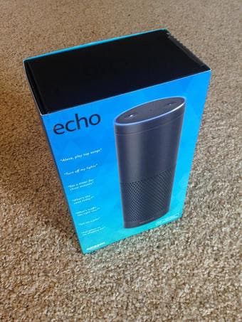 Brand new Amazon Echo -- original seal 1