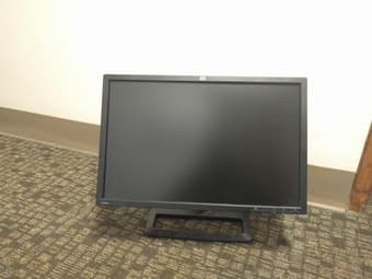 HP ZR24W 24 inch LCD computer monitor. 1