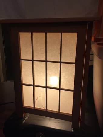 Shoji screen floor lamp 2