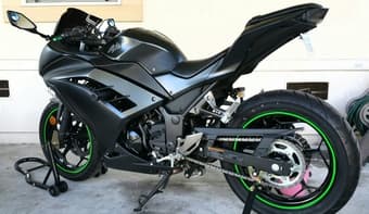 Customized Kawasaki Ninja 300 ABS, Black (1100 miles) 1