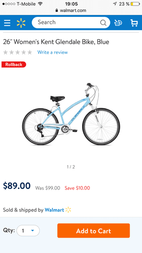 26" Women's Kent Glendale Bike, including helmet&lock&bike pump 1
