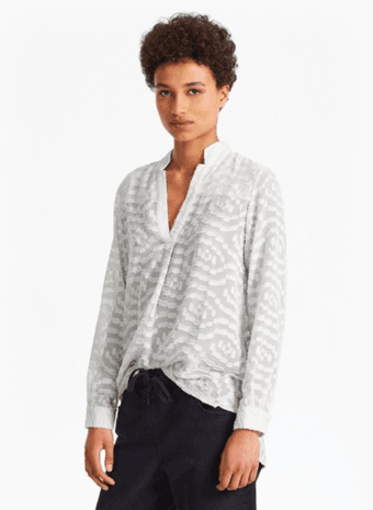 (New with tags) French Connection Light Grey Shirt Blouse 1