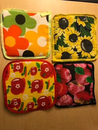 Pot holders, Trivets, and Scissors 1