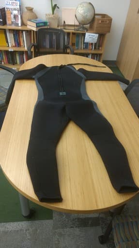 Scuba diving wetsuit 7mm men's M 1