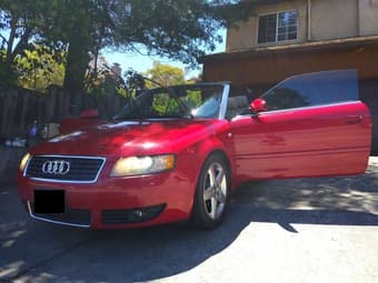 Premium Audi A4 Convertible 1.8T Cabriolet 2D 87k miles 2