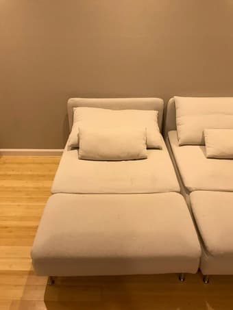 Two IKEA Soderhamn Chaise (Lounge Sofa) for Sale 2