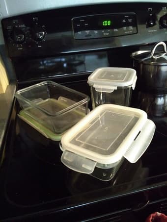 Lunch boxes made of glass 1