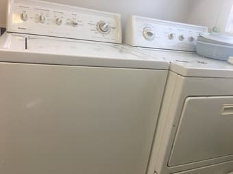 Clothes Washer and Dryer 1