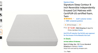 Twin Foam Mattress 1