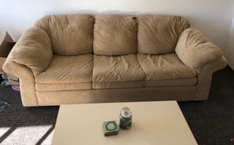 Large Couch with Pullout Bed 1