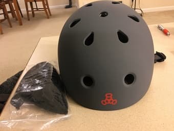 New Triple Eight 3012 Biking/State-boarding Helmet, Small/Medium, Gun 2
