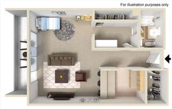 Studio Downtown Palo Alto-Lease Takeover (606 sqft @$700 below market) 1