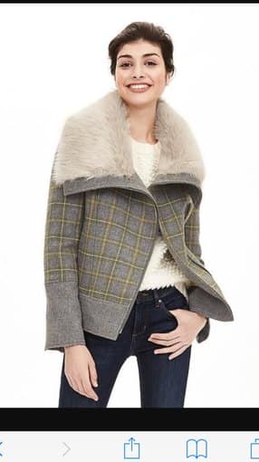 PLAID MOTO Jacket (Banana Republic) 3