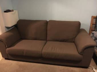 IKEA Couch/Sofa full size brown 1