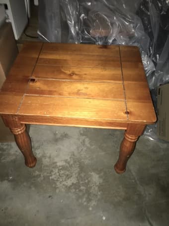 Solid wood side table 1