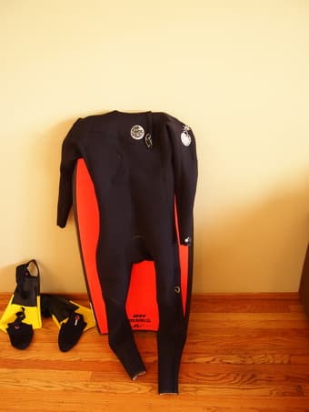 NMD Ben Player PP ISS Bodyboard + fins+wetsuit 2