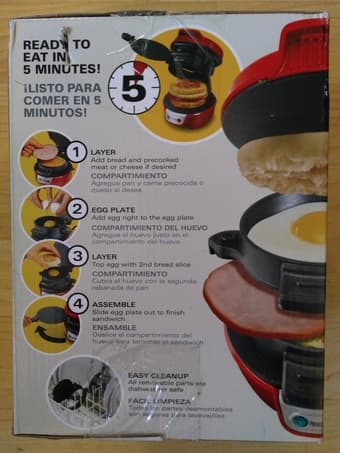 Hamilton Beach 25476 Breakfast Electric Sandwich Maker 3