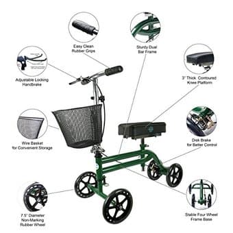 KneeRover Steerable Knee Scooter - Green - $100 1