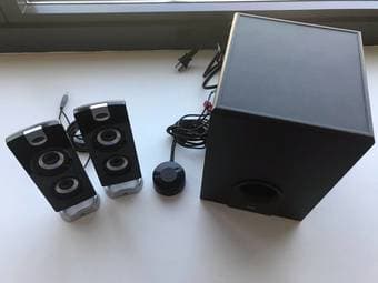 Cyber Acoustics 2.1 Speakers and Subwoofer 2