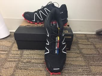 Salomon Spikecross 3 CS Trail Running Shoe / size 7.5 women - $100 2