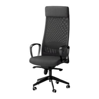 Ikea MARKUS swivel office chair, dark gray 2