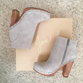 Brand new suede JOIE booties size 7 1