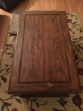 Lovely and solid coffee table 1