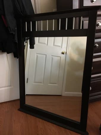 Large mirror perfect to hang over a dresser 1