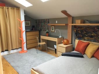 FULLY FURNISHED ROOM WITH ATTACHED PRIVATE BATHROOM AND BALCONY IN PAL 1