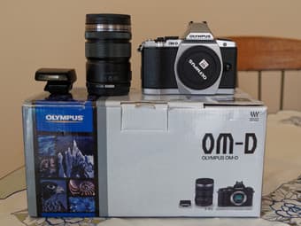 Olympus mirrorless camera and lens 1