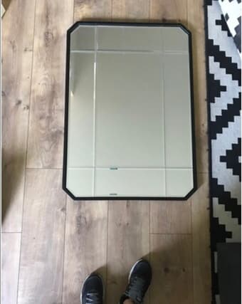Mirror in black frame 2