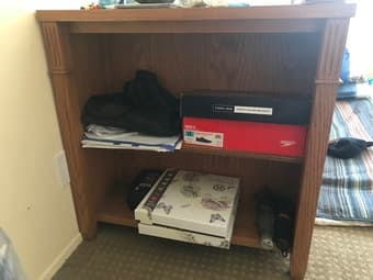 Futon, Book Shelf, Vacuum,  Lamps, TV , etc. 3