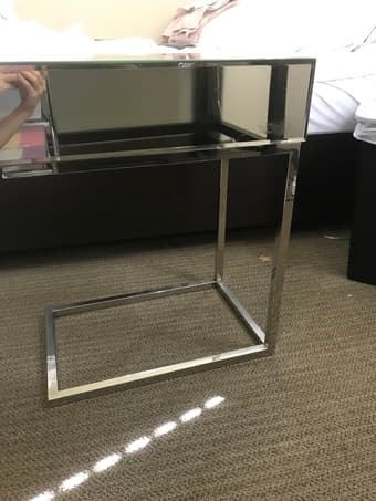 Mirrored Nightstand 2