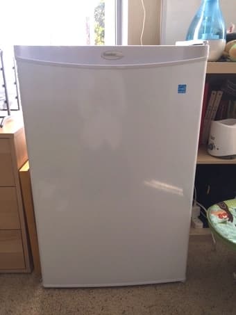 Large White Mini Fridge - $75 1