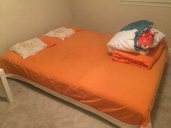 bed and heater for sale - $30 1