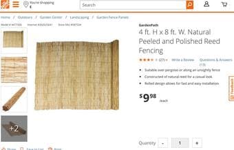 Reed fence 2