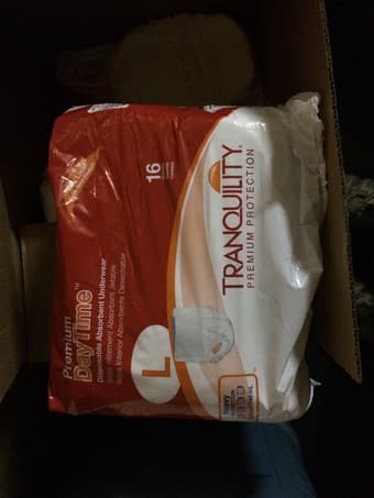 Tranqullity Adult Diapers Large Brand New -- 4 packages 1