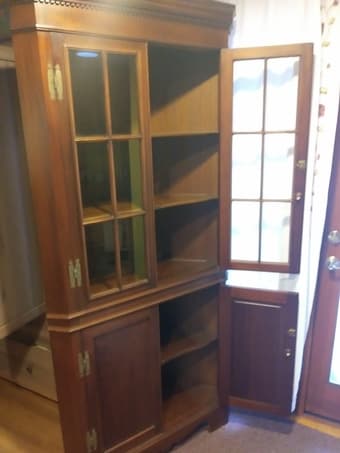 Antique corner cabinet 2