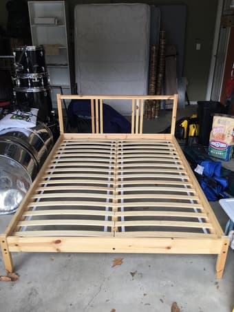 Bed frame, Mattress, Pillow topper, Pillows 3