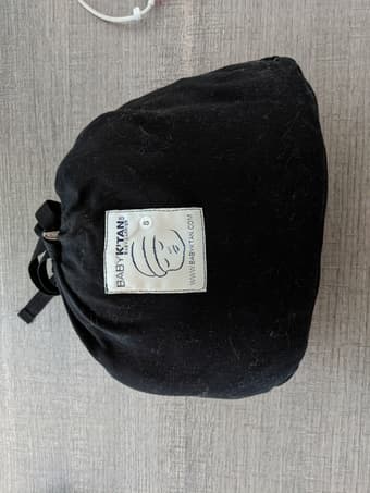 Baby K'tan black original baby carrier size S 1